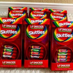 9 Skittles Lip Smackers Stocking Stuffer Set